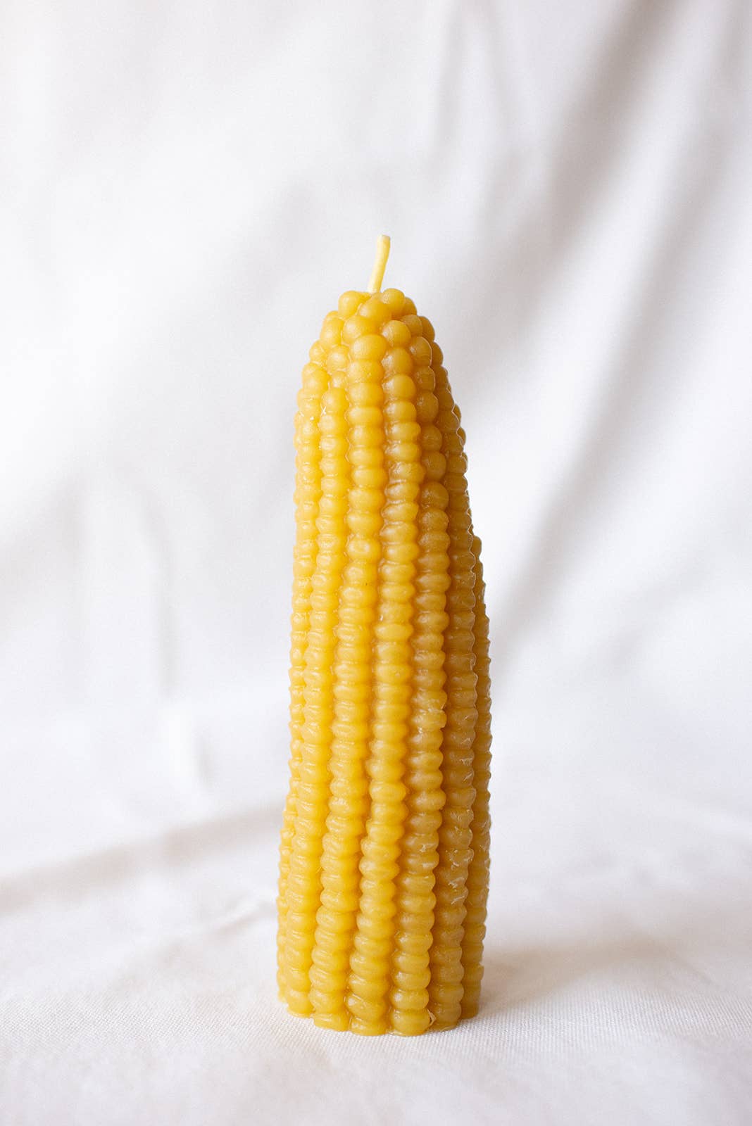 Corn Beeswax Candle : Red