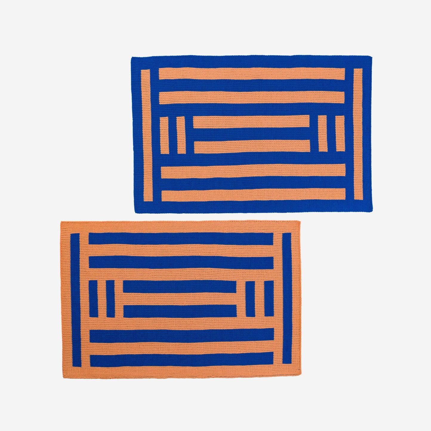 Columns Placemat Set: Cobalt