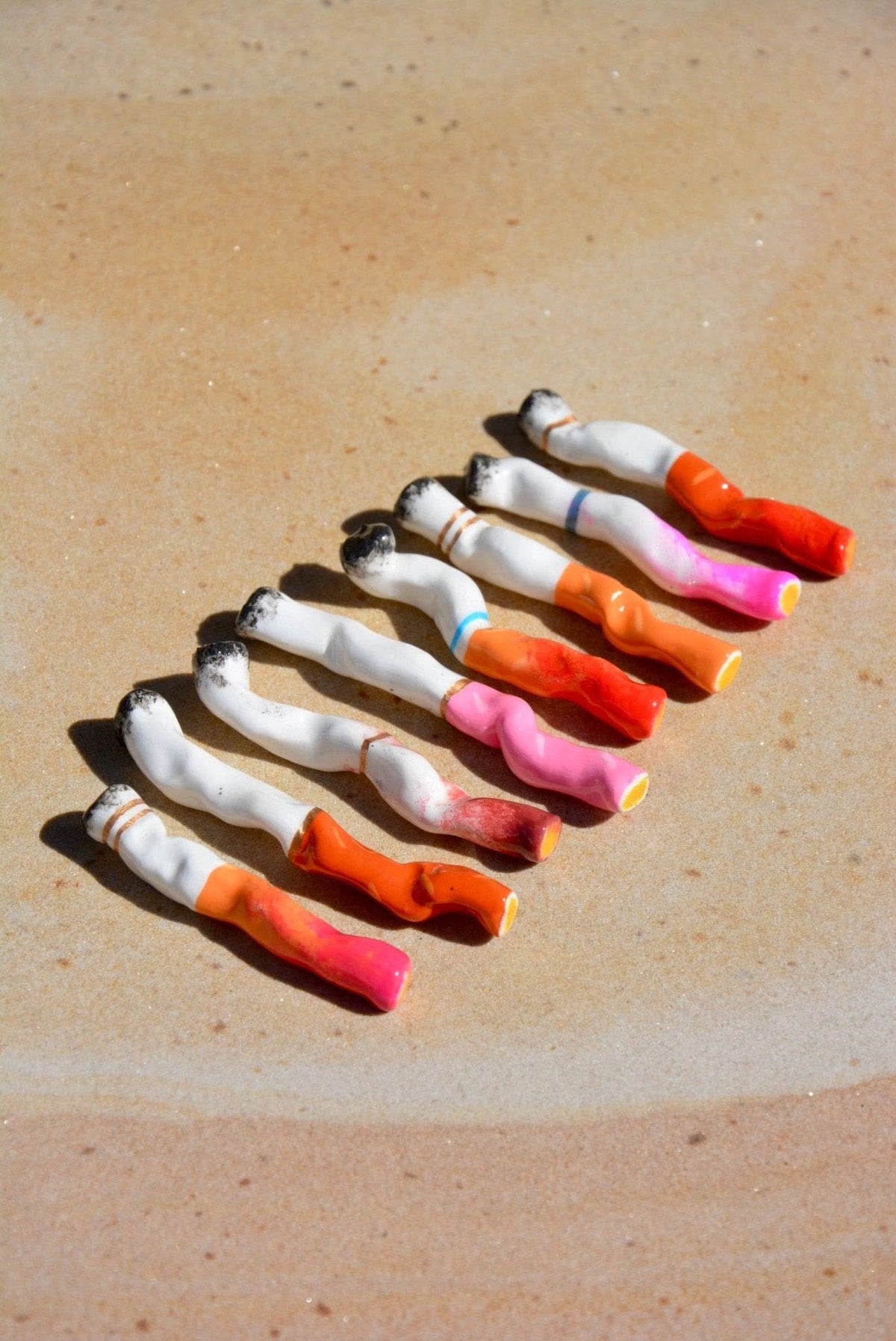 LONG VANITY CIGARETTES - SET OF EIGHT