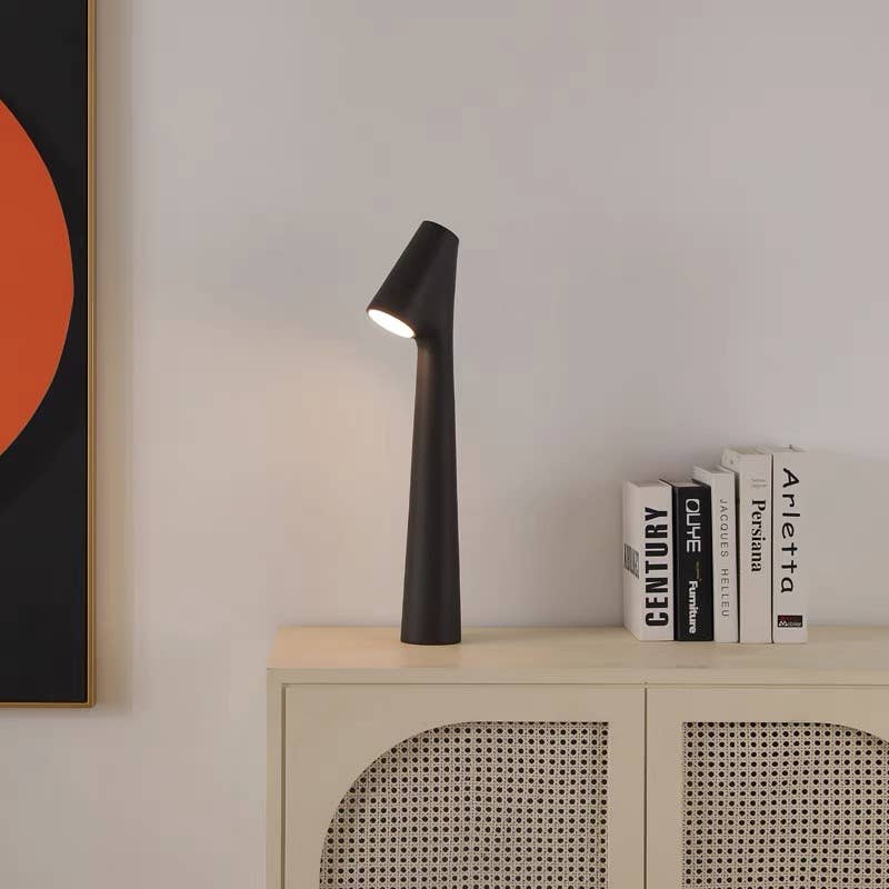 Nordic Metal Portable Dimmable Table Beside Lamp Nursery: White