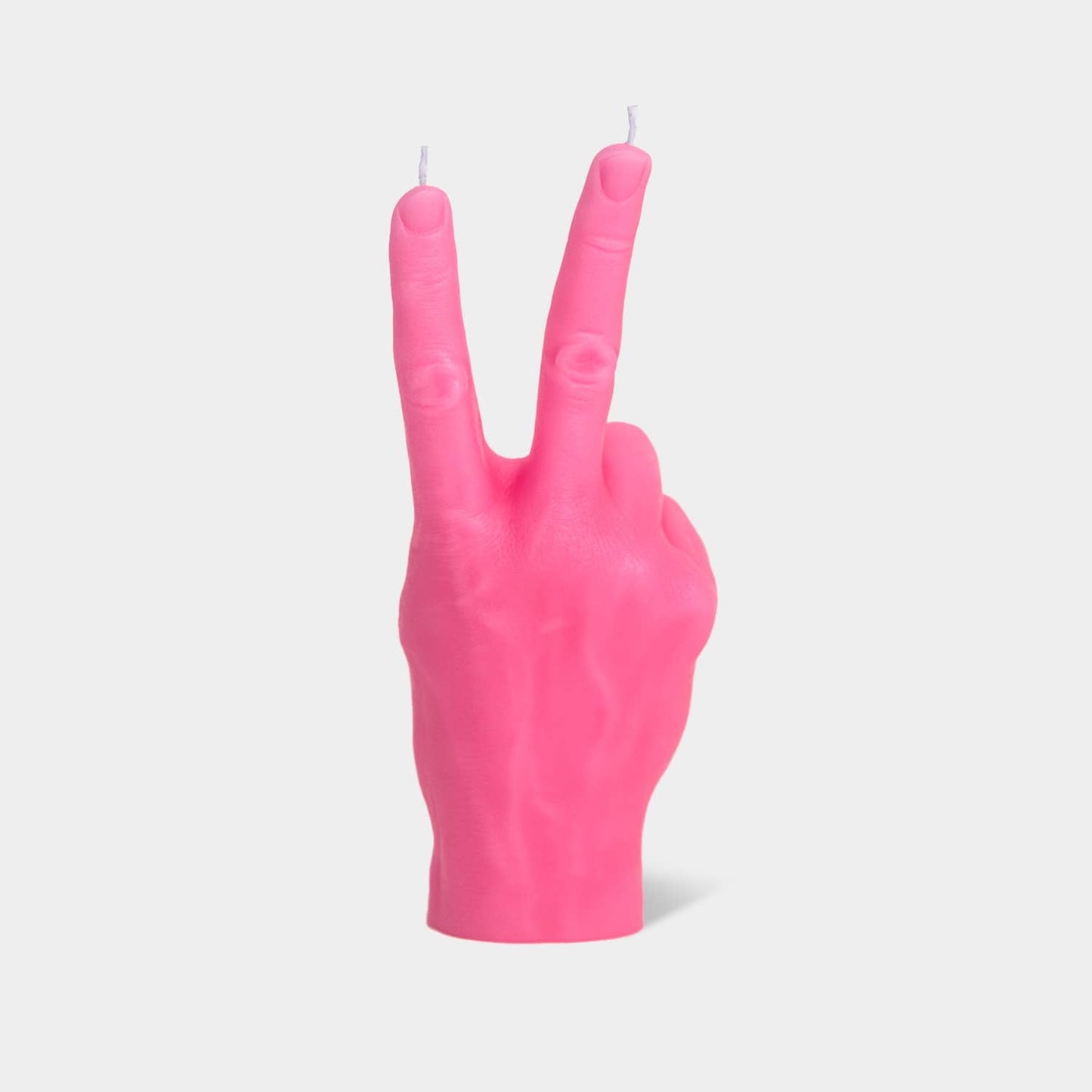 Original CandleHand "Peace" Candle - Lifesize & Full Detail: Blue