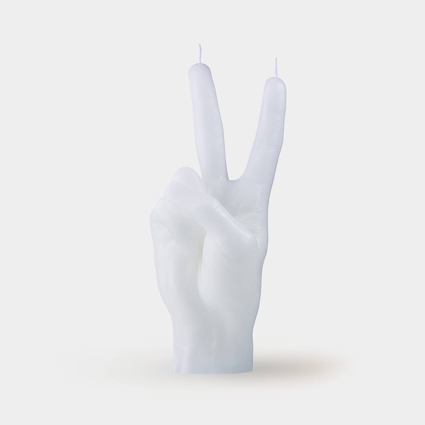 Original CandleHand "Peace" Candle - Lifesize & Full Detail: Blue