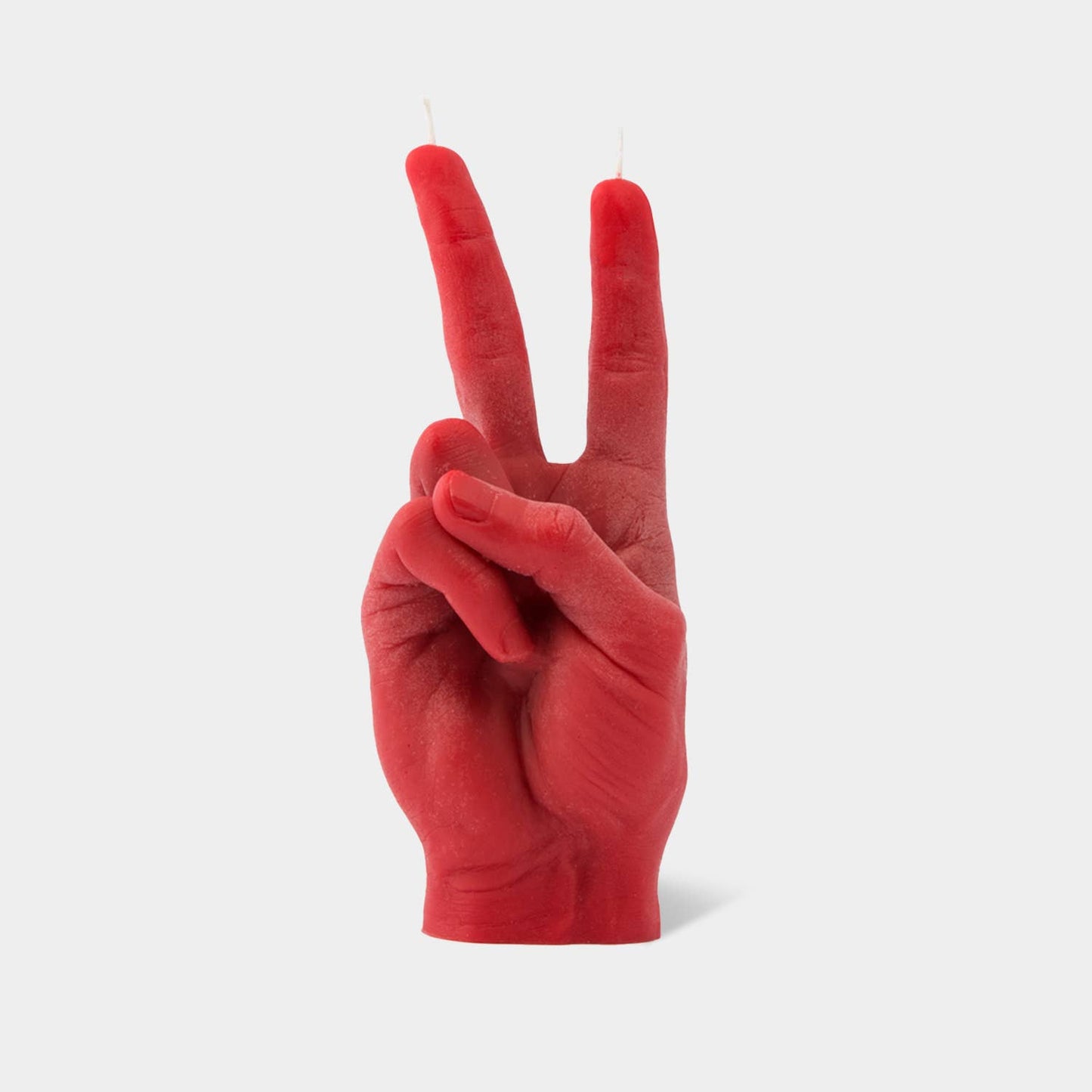 Original CandleHand "Peace" Candle - Lifesize & Full Detail: Blue