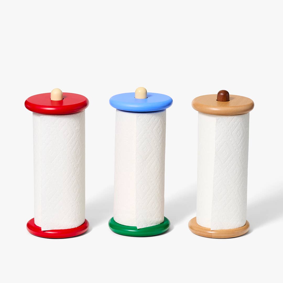 Spool Paper Towel Roll: Blue/Yellow/Green