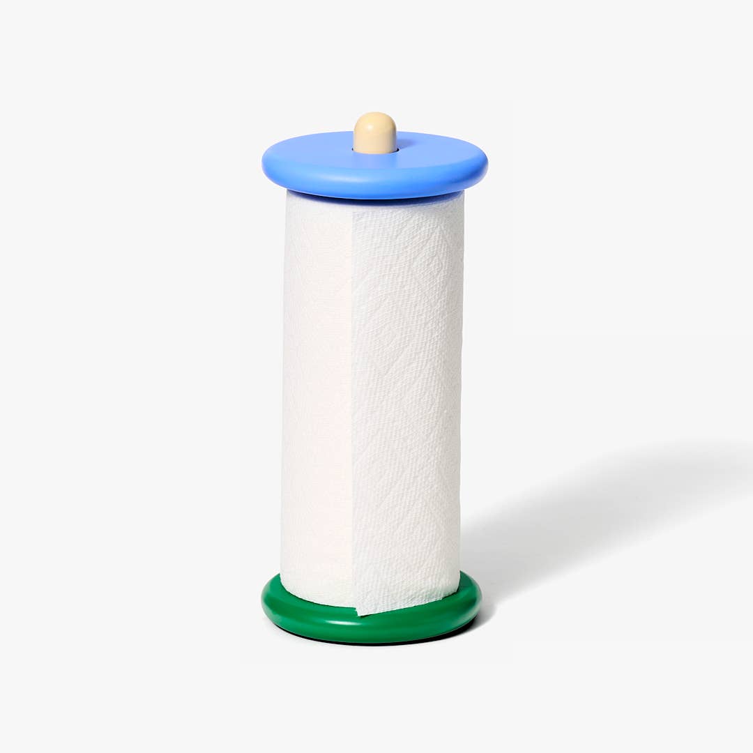 Spool Paper Towel Roll: Blue/Yellow/Green