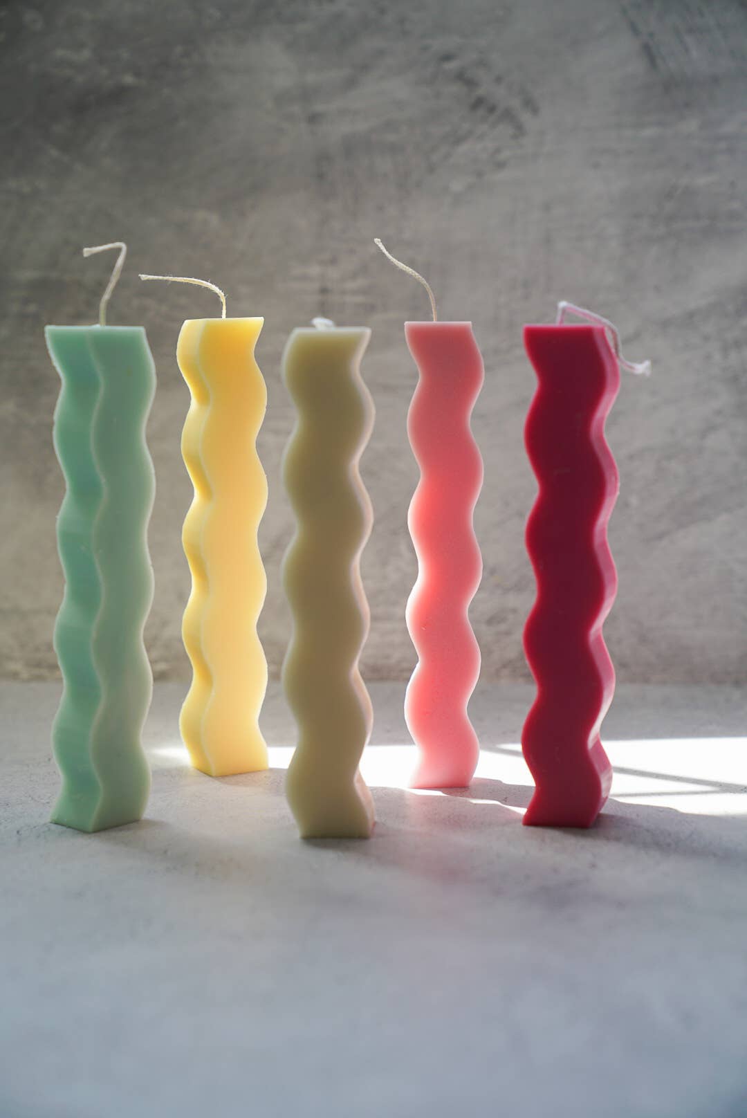 Ocean Wave Candle - Soy Wax- Handmade- Summer Beach Candles: Pink / Jasmine