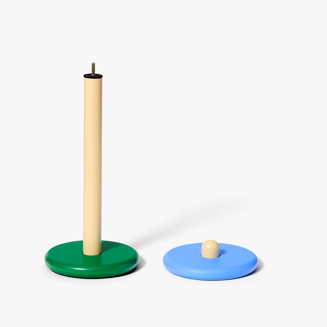 Spool Paper Towel Roll: Blue/Yellow/Green