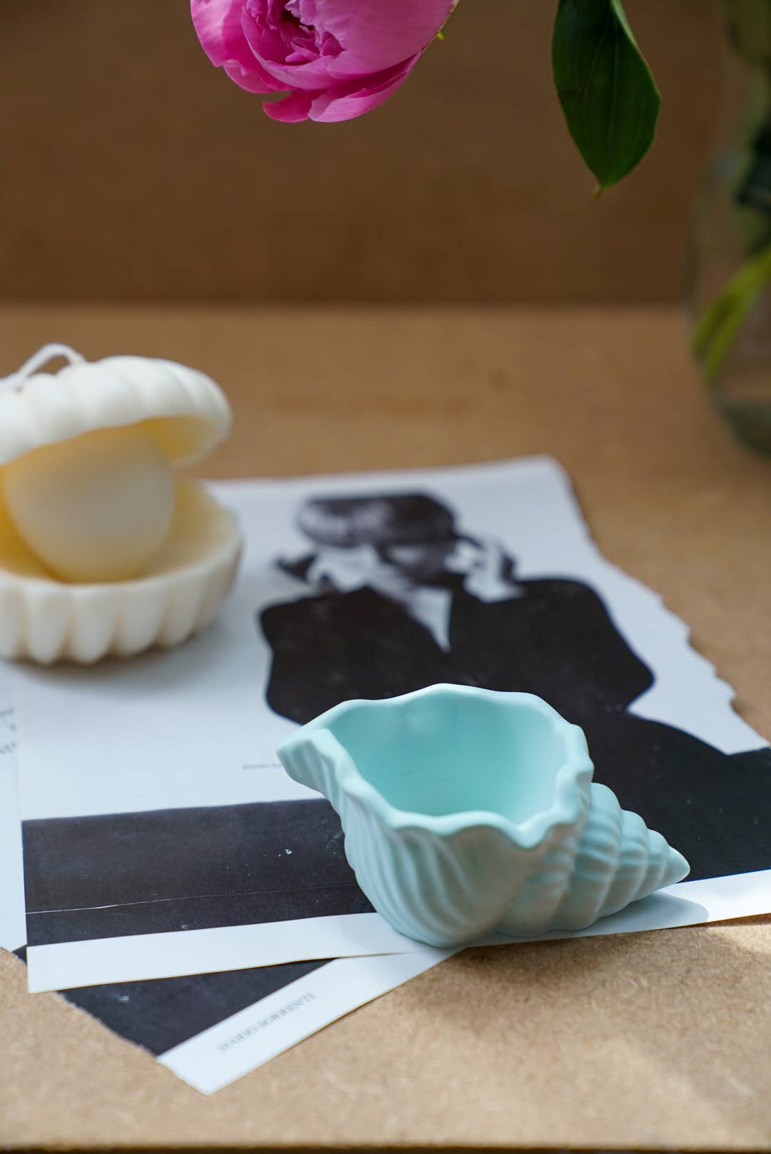 Shell Jewellery Dish, Ring Holder Spring & Summer Home Decor: Off White