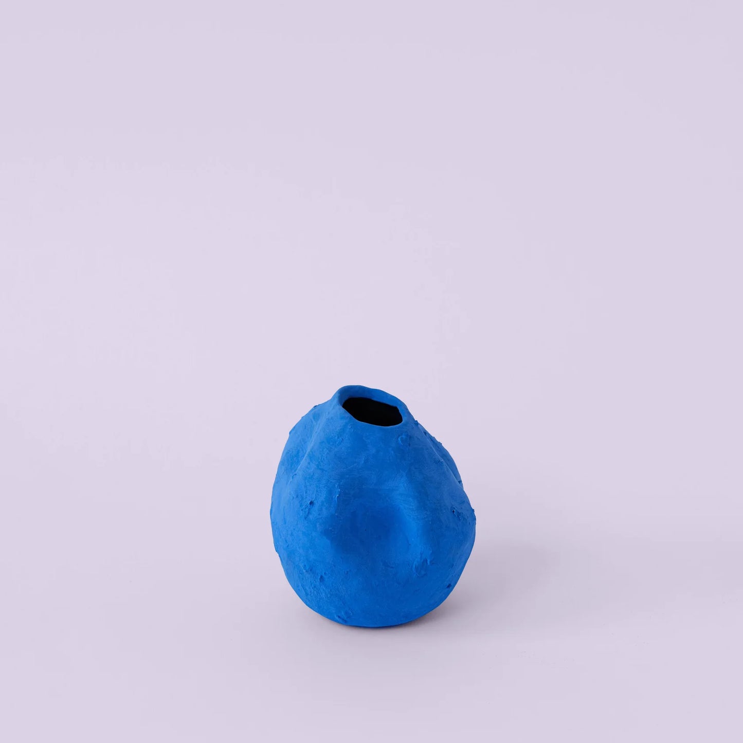 Kara matte blue vase