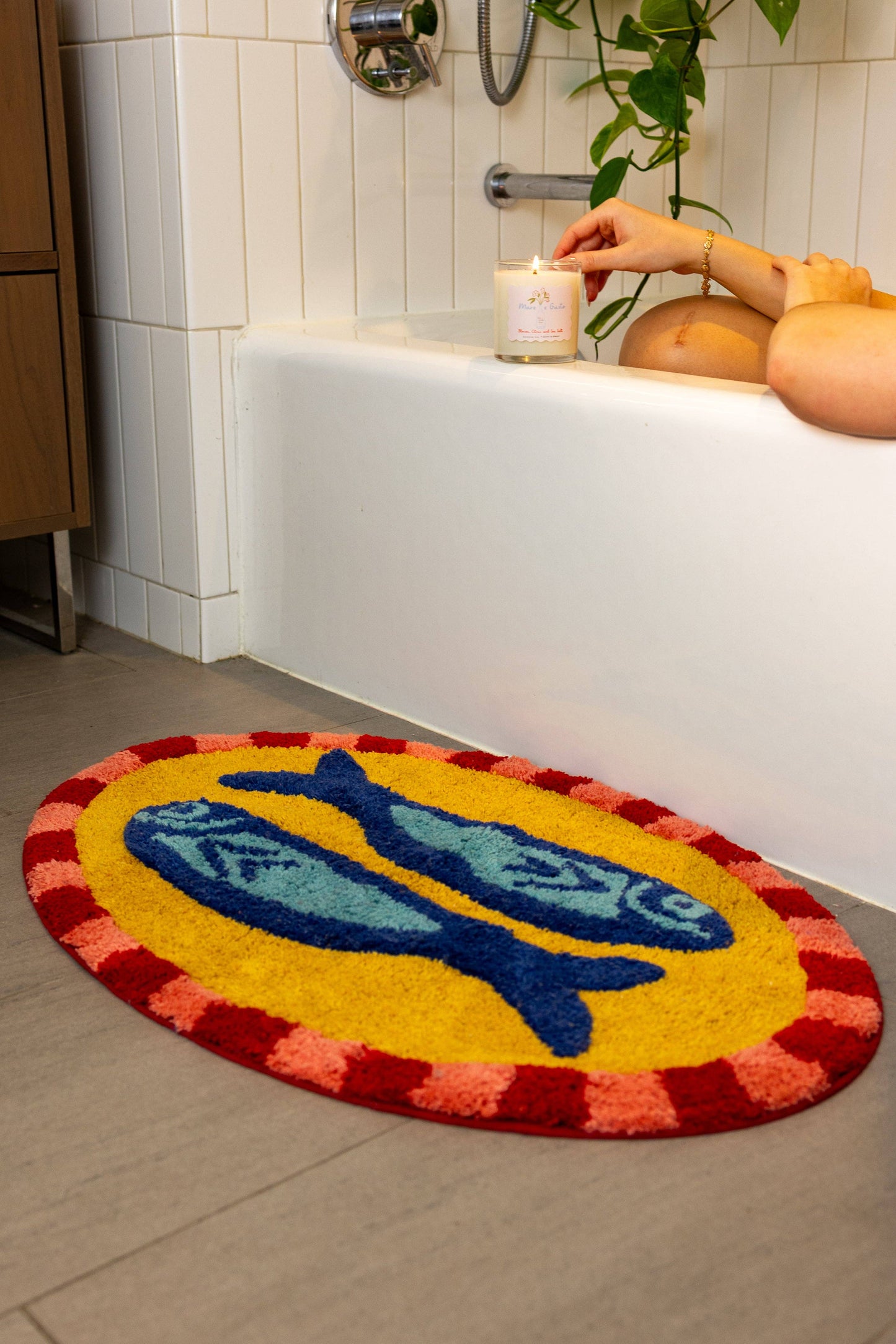 Two Fishes Bathmat