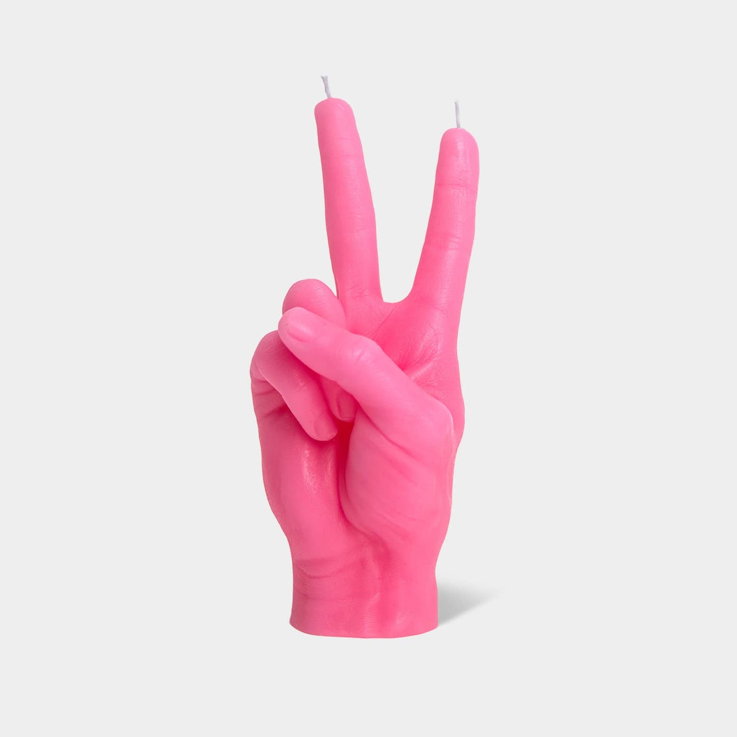 Original CandleHand "Peace" Candle - Lifesize & Full Detail: Blue