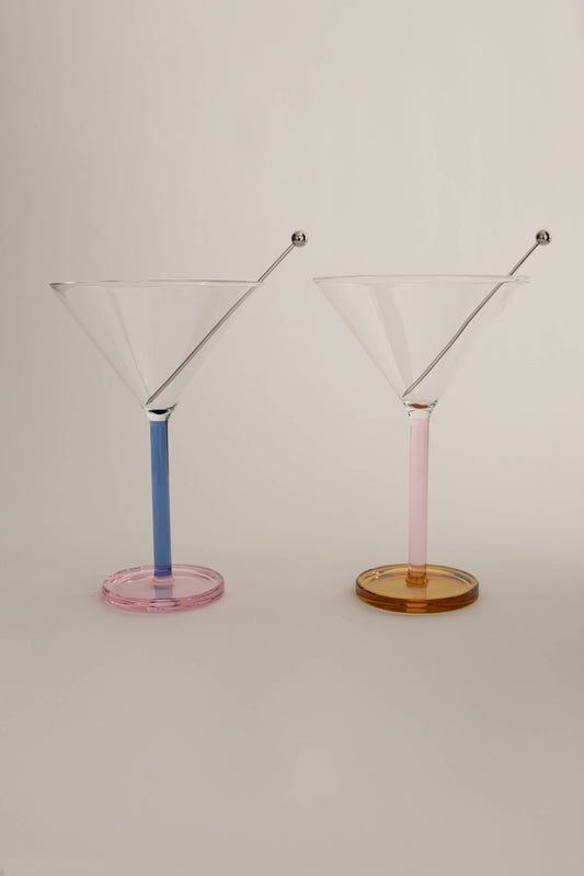 Piano Cocktail Glasses, Bluenote