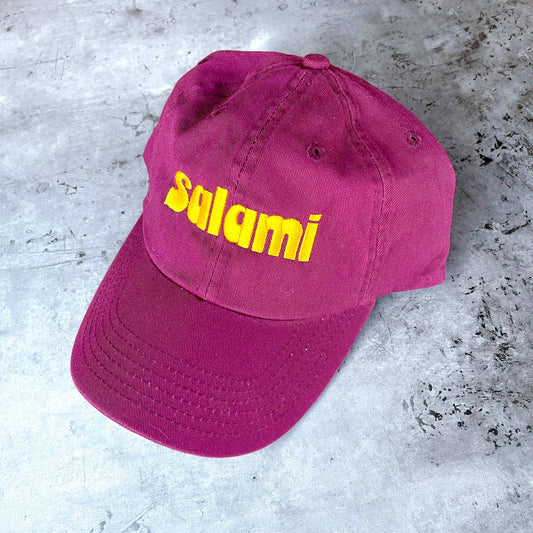 Salami Baseball Cap Dad Hat Restaurant foodie Italian deli