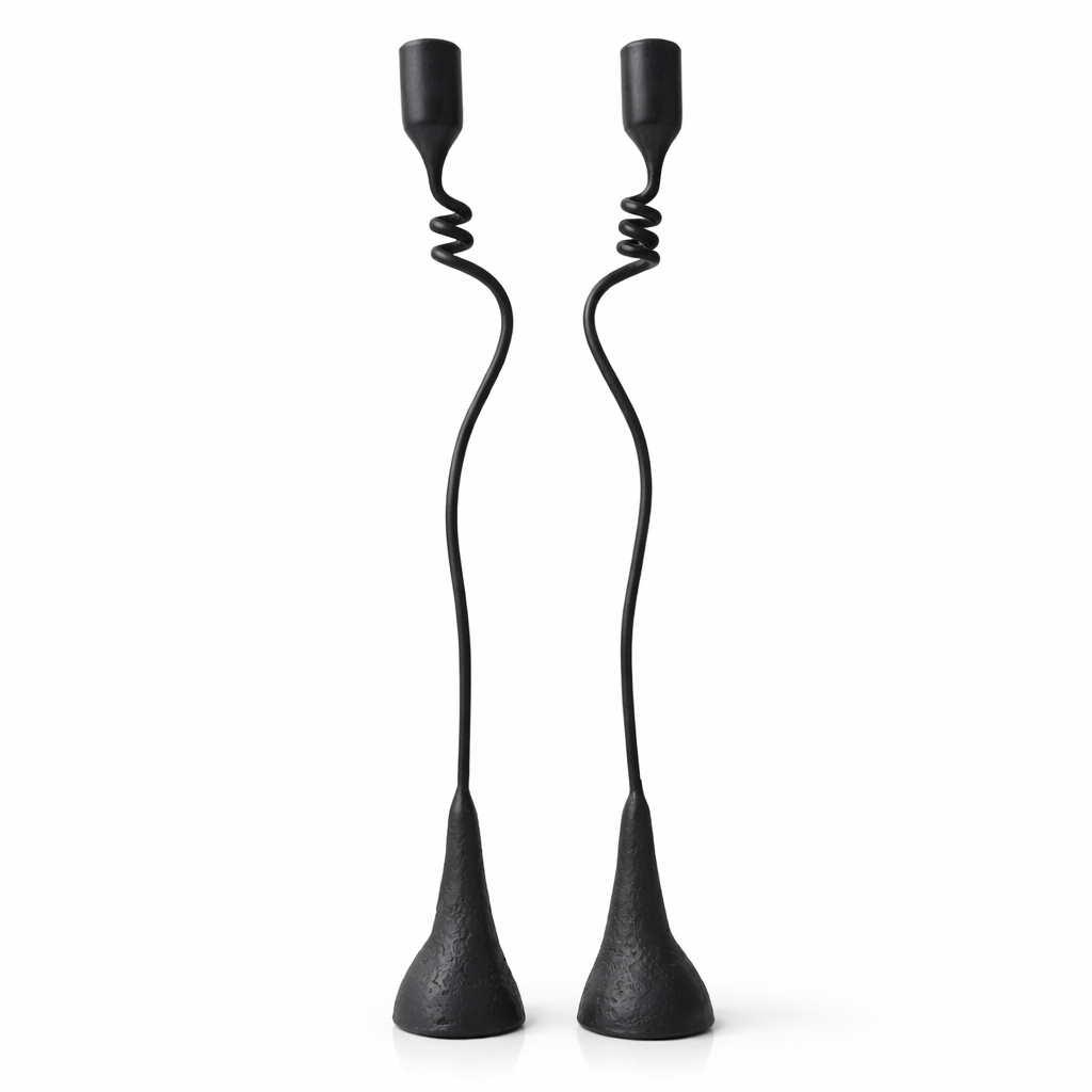 7/8” Cats & Jasmine Candlestick 