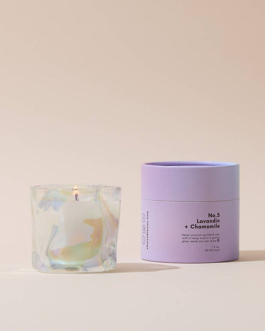 7.2oz. No. 5: Lavandin + Chamomile Candle