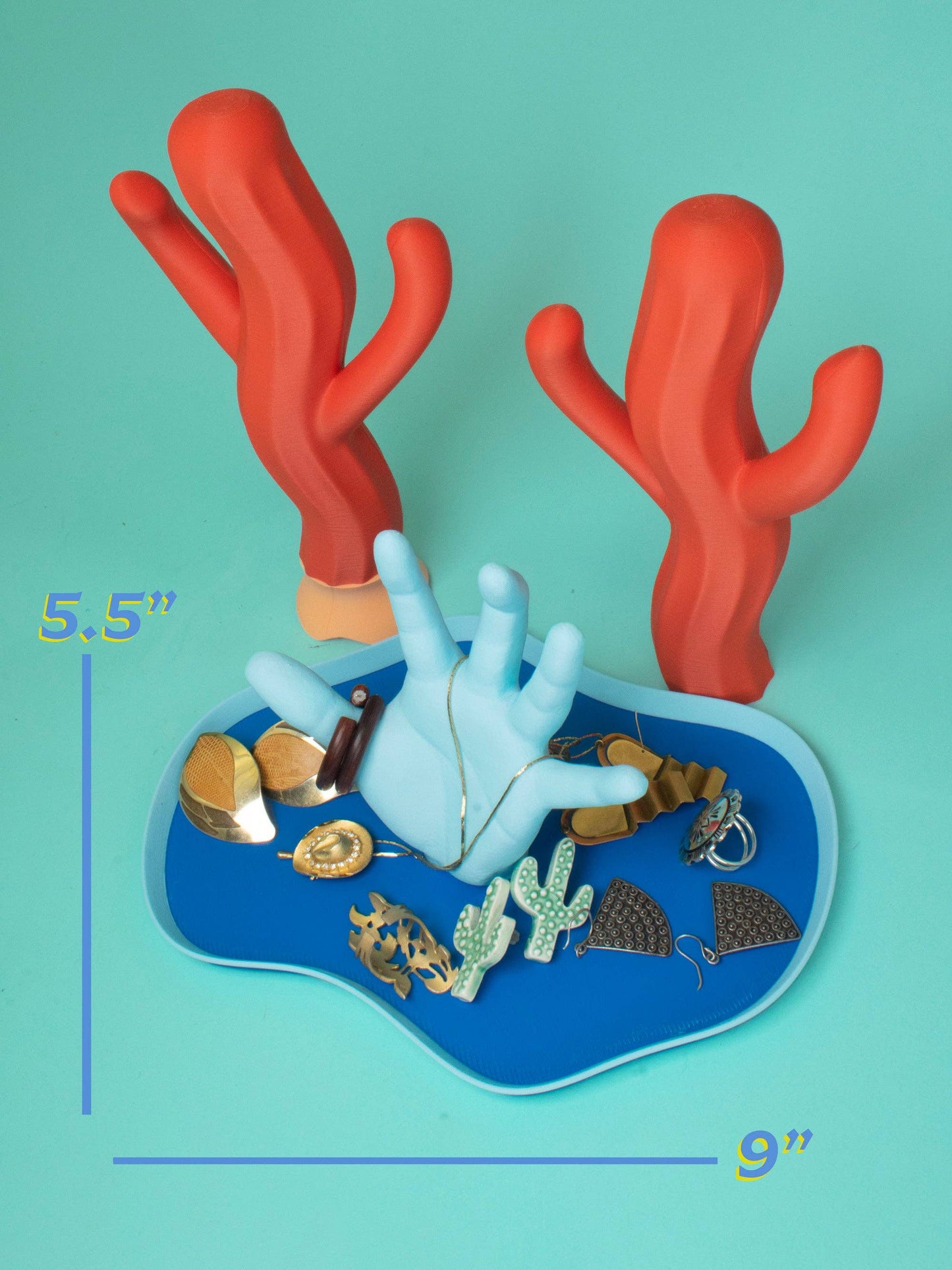 The Hand Tray Catchall: Swimming Pool Blues