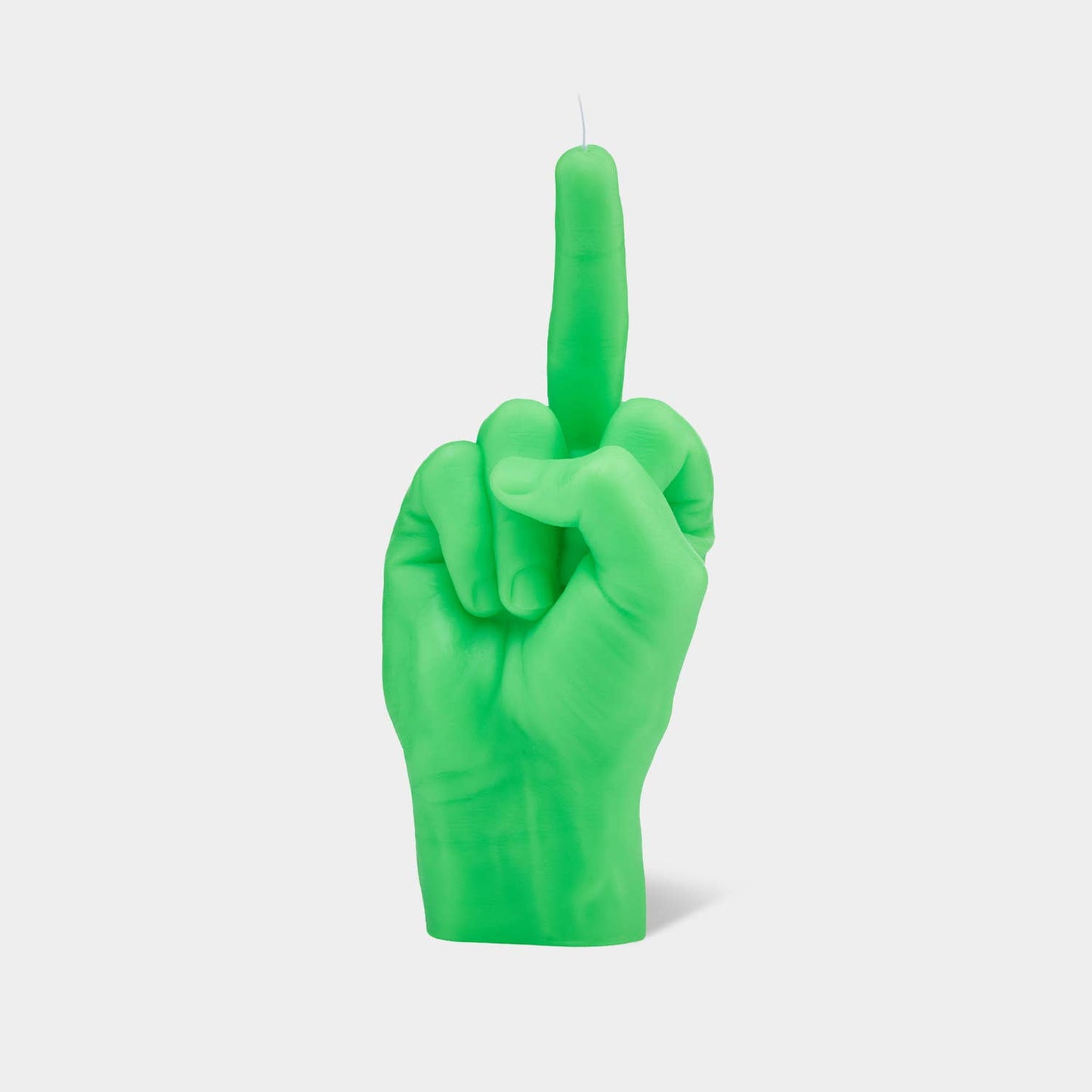Original CandleHand F*ck You Candle - Lifesize & Full detail: Neon Green