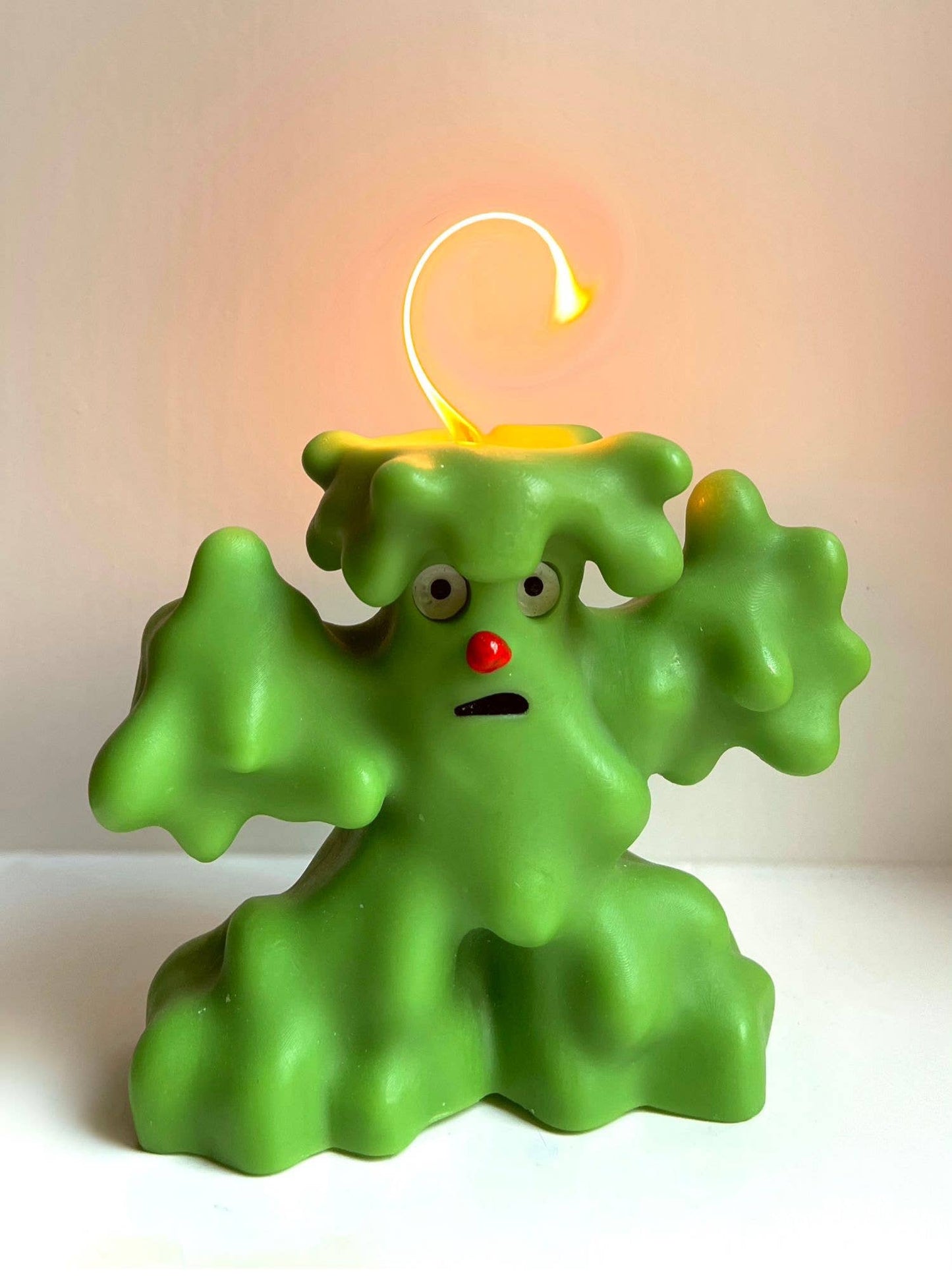 Lil Monster Halloween Decorative Soy Wax Scented Candle: Pear & Freesia