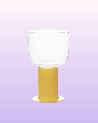 Handblown Chubby Coloured Wine Cocktail Glasses: Mint / Large