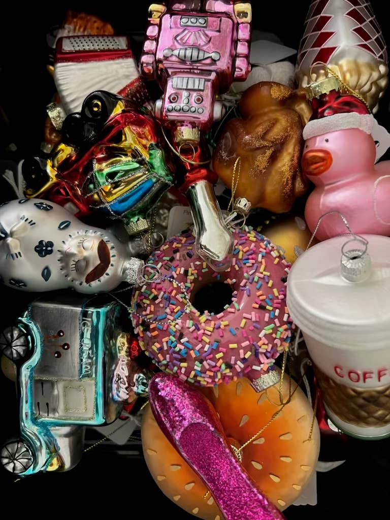 Yeti, Retro Handmade Classic Glass Christmas Tree Ornament