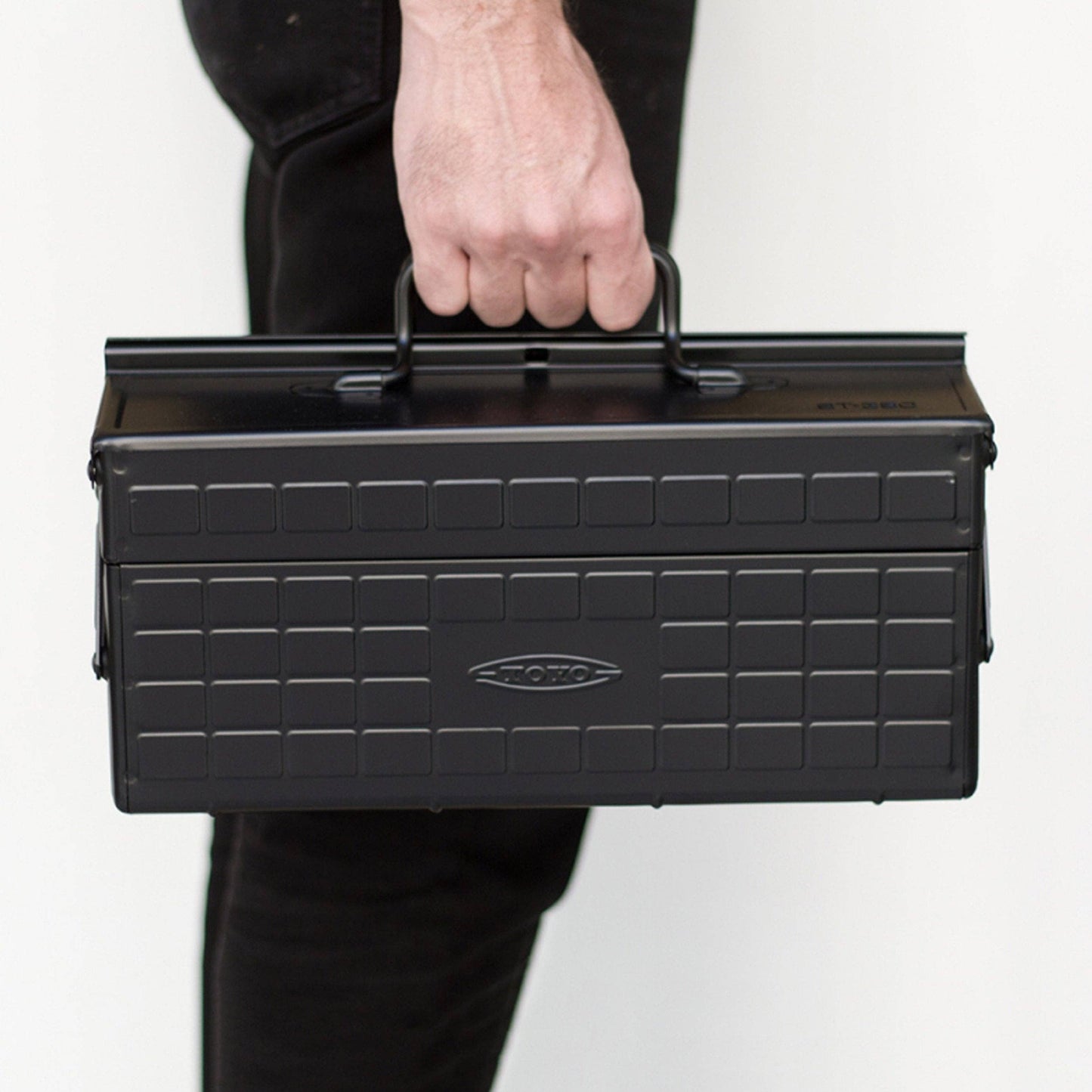 Toyo - Steel Cantilever Toolbox ST-350: Ameico Orange