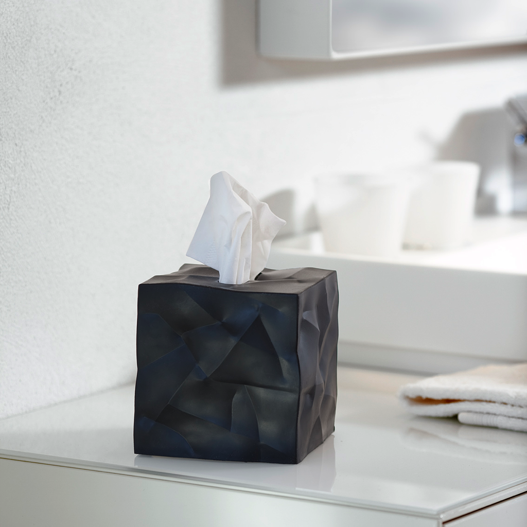 Essey - Cube Tissue Holder: Red