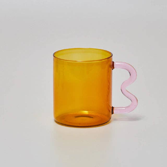 Retro Wavy Mug: B