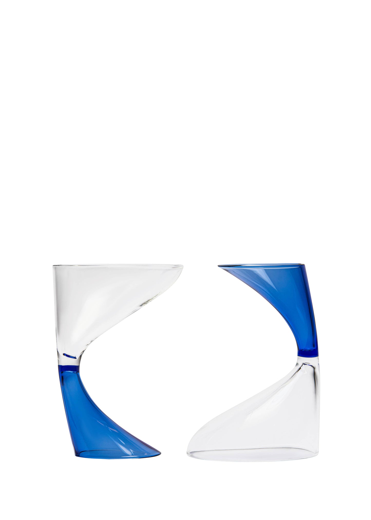 Arch Cocktail Glass Set: Blue (2)