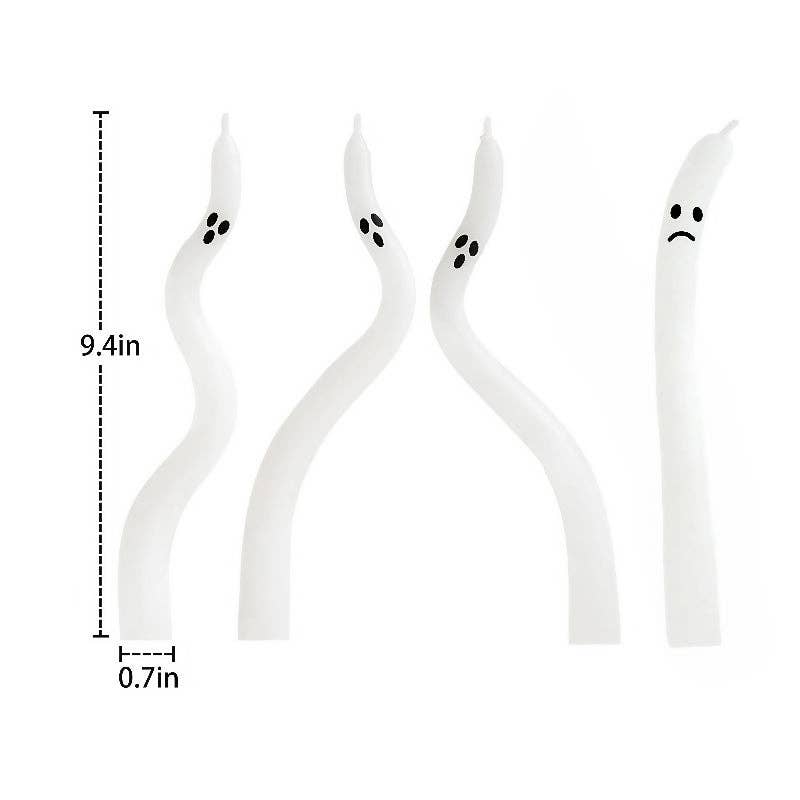 Ghost Taper Candle