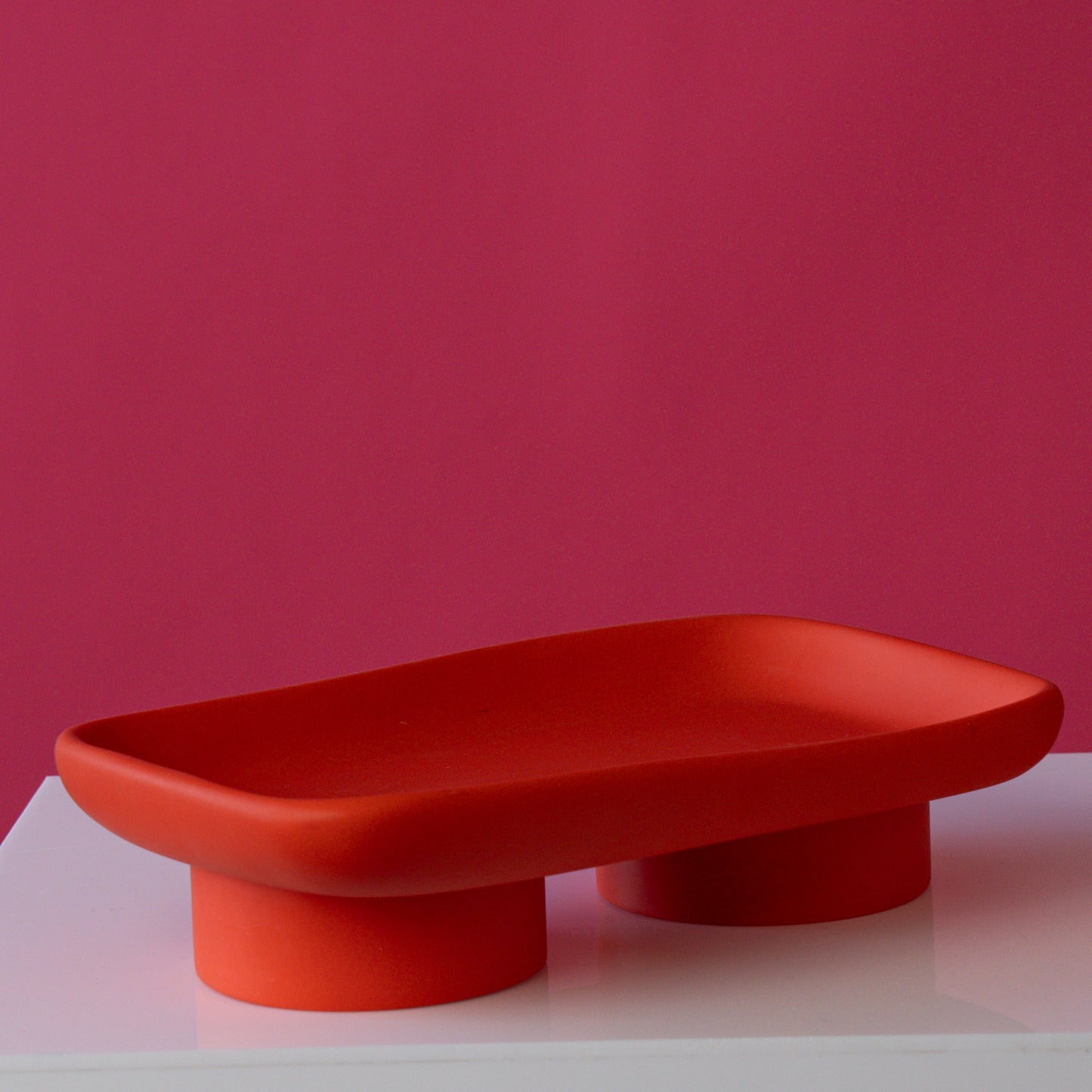 Red tray by MOT