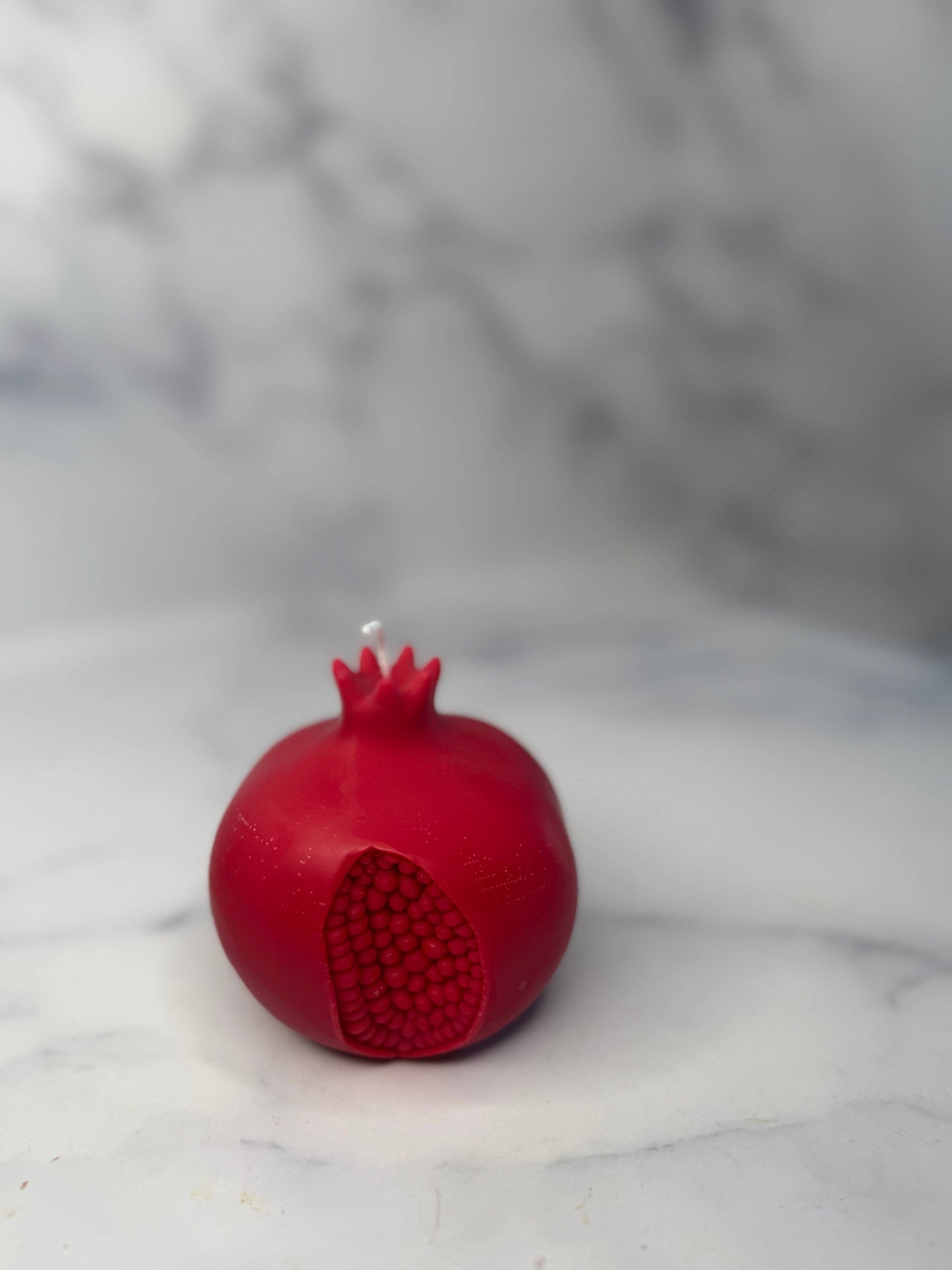 Pomegranate Candle: Large / Red / Pomegranate Rose Pomegranate + Cedar