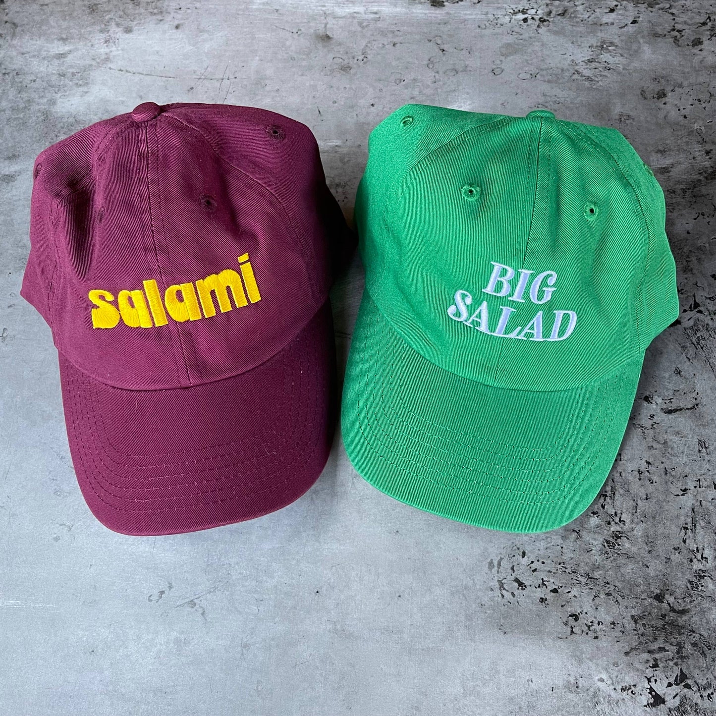 Salami Baseball Cap Dad Hat Restaurant foodie Italian deli