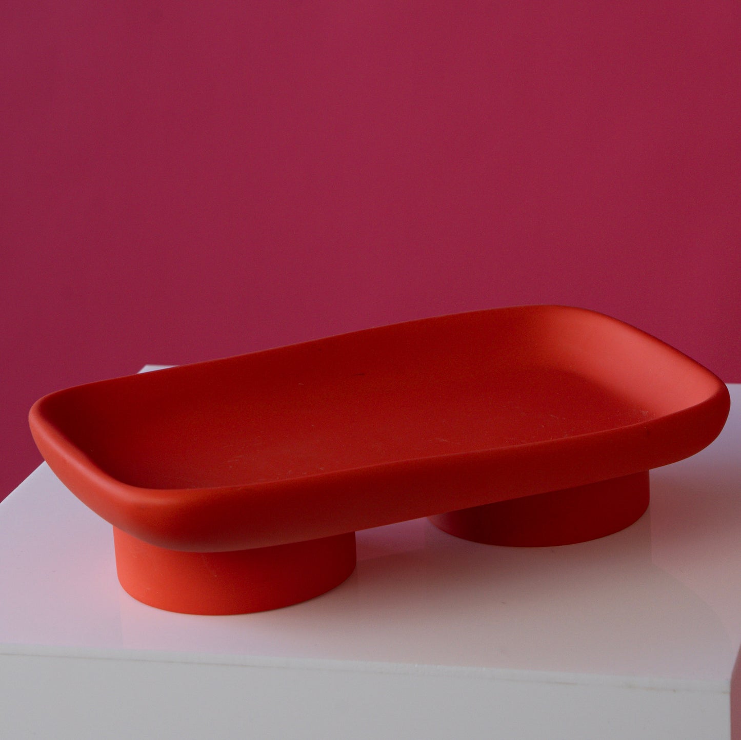 Red tray by MOT