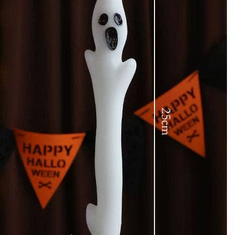 25cm Halloween Ghost Taper Candle: 2