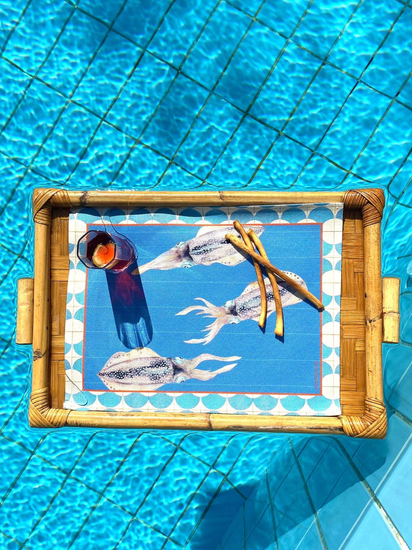 SEA Textile Placemats - Rectangular Set: Rectangular