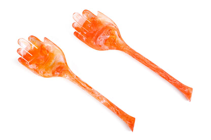 Hand Resin Salad Server