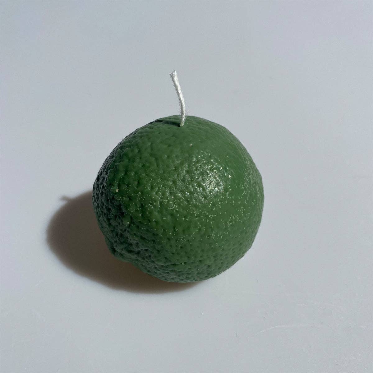Lime Candle: Green / Lime & Coconut / Single Lime