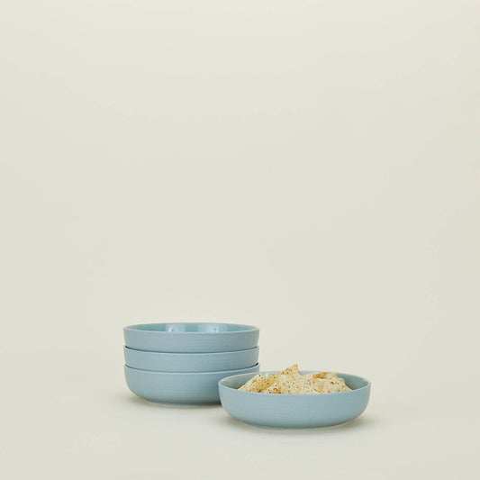 ESSENTIAL LOW BOWL - SET OF 4, SKY