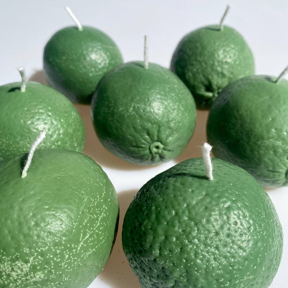Lime Candle: Green / Lime & Coconut / Single Lime