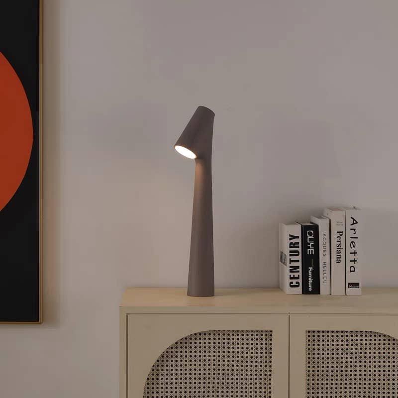 Nordic Metal Portable Dimmable Table Beside Lamp Nursery: White