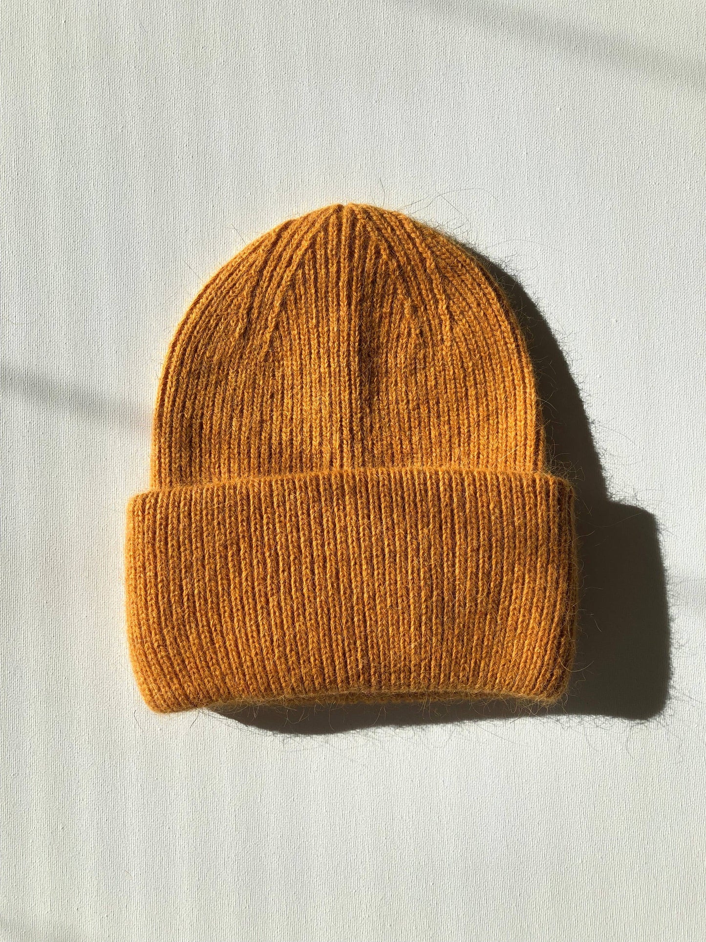 ROYAL ANGORA WOOL BEANIE - crystal brights: Royal blue