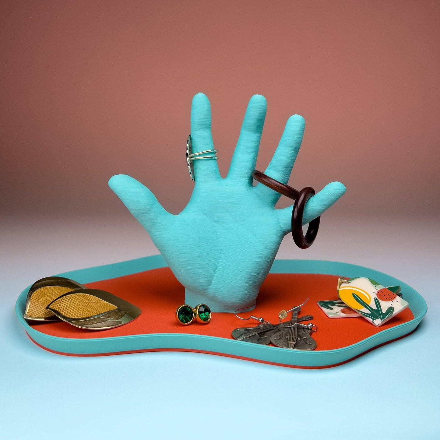 The Hand Tray Catchall: Swimming Pool Blues