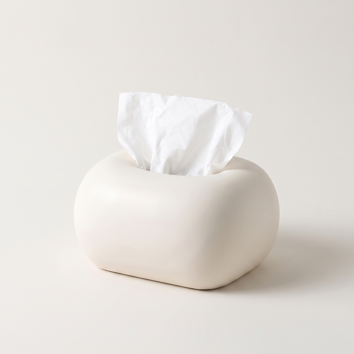 Tissue Box Cover: Silver