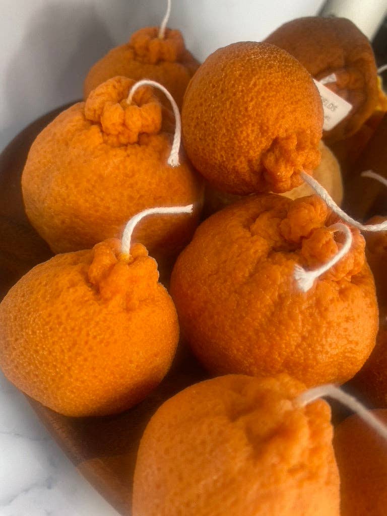 Orange Candle: Orange / Limón Squeeze Lemon + Lemon verbena / Large