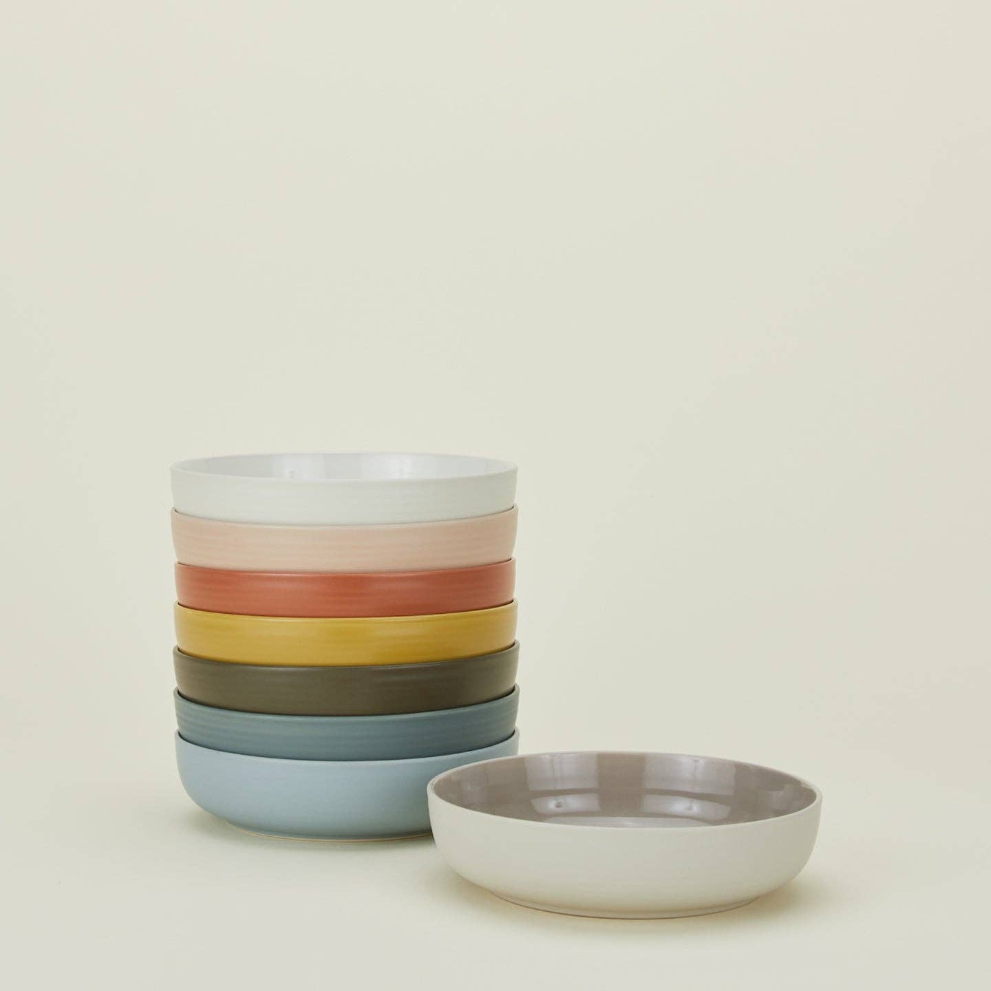 ESSENTIAL LOW BOWL - SET OF 4, SKY