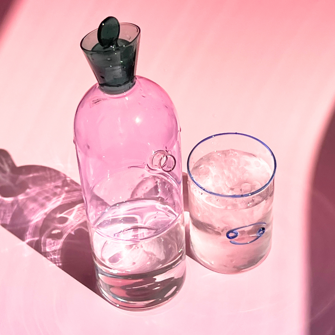 Whimsical Water Carafe: Lilac