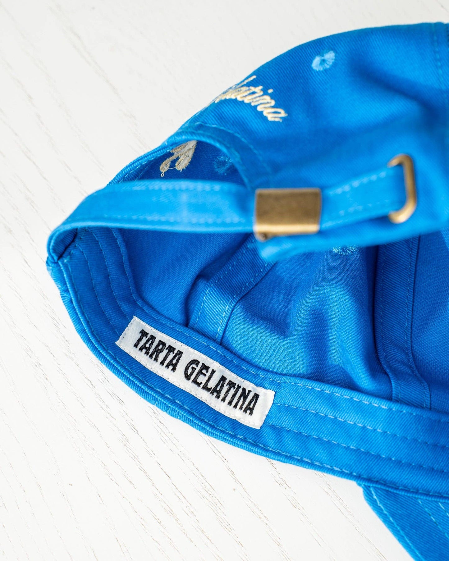 Silly Flower Cap: Cobalt Blue