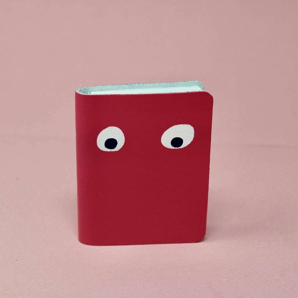 Googly Eye Mini Notebook: Red