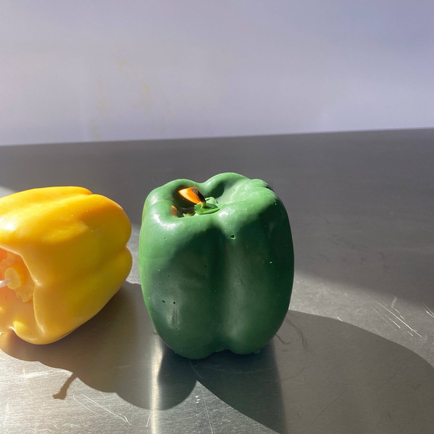 Bell Pepper Candle - Green: Green / Pepper / Single Bell Pepper