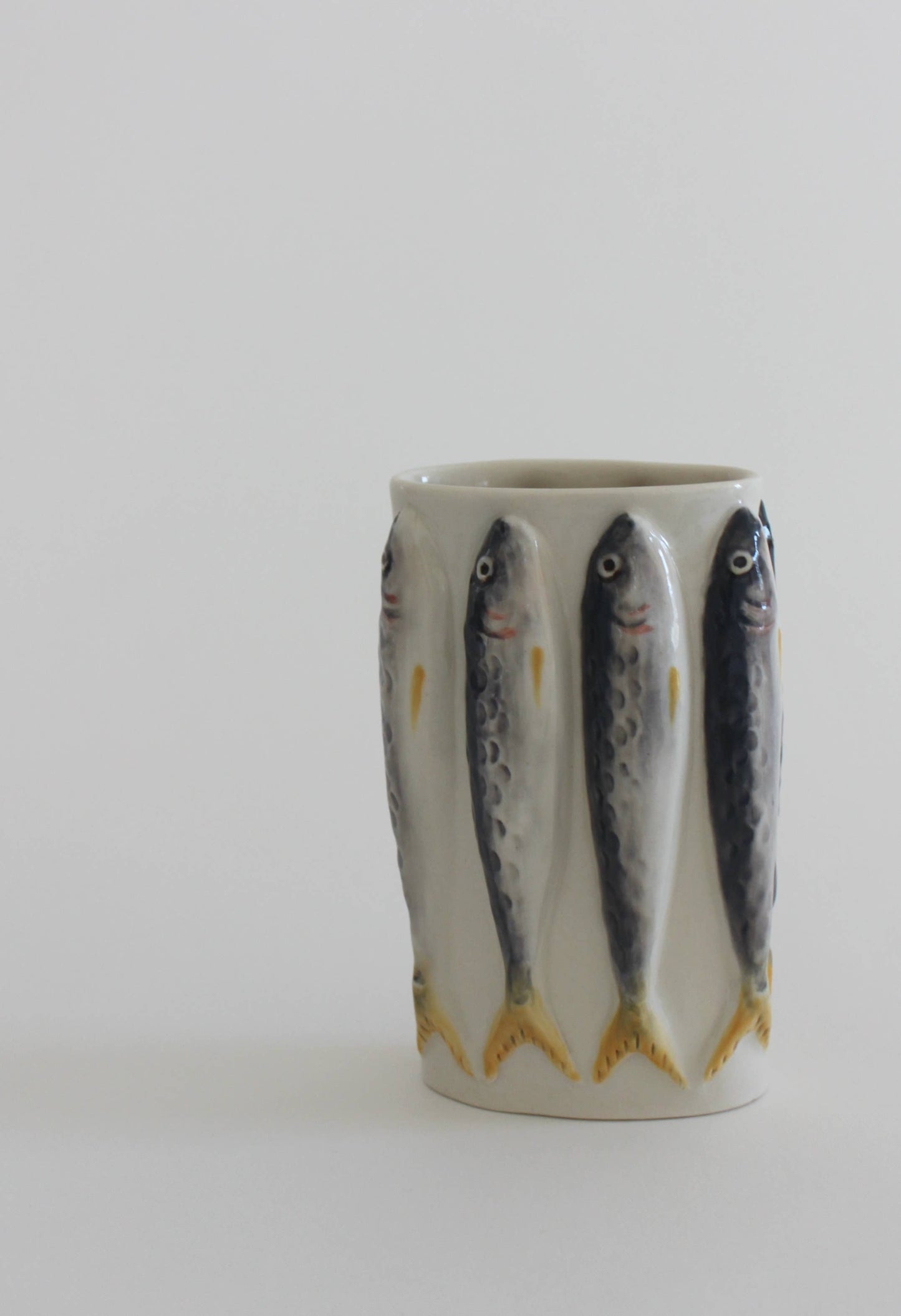 Porcelain Sardine Vase